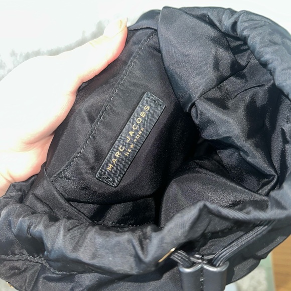 Marc Jacobs Black and Gold Backpack - Picture 3 of 5